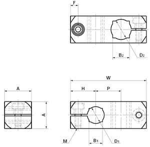 NBK鍋屋バイテック会社 FCCA-C·FCCS-C クロスクランパ